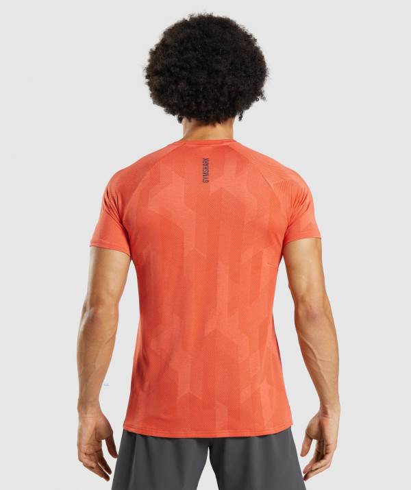 Panske Tricka Gymshark Apex Oranžové / Oranžové | GS5210376